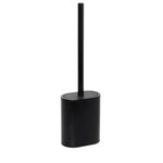 Sana Silicone Toilet Brush and Holder Black 10766