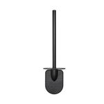 Sana Silicone Toilet Brush and Holder Black 10766