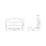 Horizontal Baby Changing Unit Cream WRJ8001B