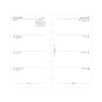 Filofax Refill Week To View Personal White 2027 27-68421