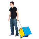 GPC Blue and Yellow Large Folding Box Truck GI041Y