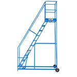 Climb-It Warehouse Safety Steps 600mm Platform 5 Tread Blue AHWS05BL