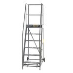 Climb-It Warehouse Safety Steps 600mm Platform 5 Tread Grey AHWS05GY