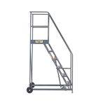 Climb-It Warehouse Safety Steps 600mm Platform 6 Tread Grey AHWS06GY