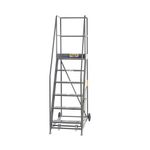 Climb-It Warehouse Safety Steps 600mm Platform 6 Tread Grey AHWS06GY