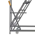 Climb-It Warehouse Safety Steps 600mm Platform 6 Tread Grey AHWS06GY