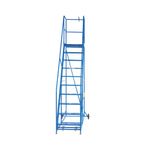 Climb-It Warehouse Safety Steps 600mm Platform 10 Tread Blue AHWS10BL