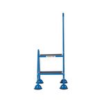 Climb-It Domed Feet Handy Step 2 Tread with Side Handrail Blue AAP21