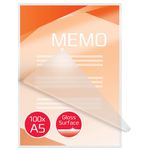 GBC DocumentPouch A5 Gloss Laminating Pouches 75 Micron (Pack of 100) 3740451