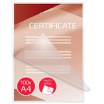 GBC Peel'nStick Laminating Pouch Gloss A4 125 Micron (Pack of 100) 3747243