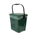 10L Kitchen Waste Caddy with Lid Green GDN800002