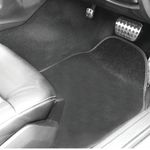 Goodyear 4 Piece Velour Car Mat Set Black 904526