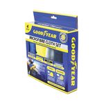 Goodyear Vehicle Clean Microfibre Cloth Set Assorted Pack of 4 904005