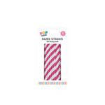 Paper Straws x50 320gsm Assorted Pack of 24 PAR2662