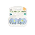 Glow in the Dark Soothers/Dummies x2 Assorted Pack of 24 BAB6500OB