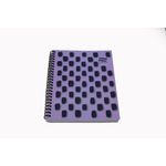 Europa Splash Notebooks 160 Lined Pages A5 Purple Cover (Pack of 3) EU1504Z