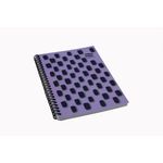 Europa Splash Notebooks 160 Lined Pages A5 Purple Cover (Pack of 3) EU1504Z