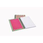 Europa Splash Notebooks 160 Lined Pages A5 Pink Cover (Pack of 3) EU1505Z