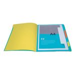 Exacompta Europa 7-Part Organiser 400gsm Pressboard A4 Green 5220Z