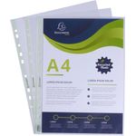 Exacompta OPAK Recycled Punched Pockets 60 micron A4 (Pack 100) 5320E
