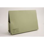 Exacompta Guildhall Legal Double Pocket Wallet Foolscap Green (Pack of 25) 214-GRN