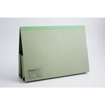 Exacompta Guildhall Double Pocket Wallet 315gsm Green A4/Foolscap (Pack of 25) 218-GRNZ