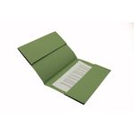 Exacompta Guildhall Double Pocket Wallet 315gsm Green A4/Foolscap (Pack of 25) 218-GRNZ