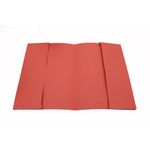 Exacompta Guildhall Double Pocket Wallet 315gsm Red A4/Foolscap (Pack of 25) 218-REDZ