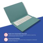 Exacompta Guildhall Full Flap Pocket Wallet Foolscap Blue (Pack of 50) PW2-BLU