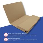 Exacompta Guildhall Full Flap Pocket Wallet Foolscap Buff (Pack of 50) PW2-BUF