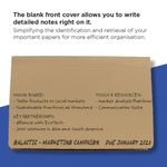 Exacompta Guildhall Full Flap Pocket Wallet Foolscap Buff (Pack of 50) PW2-BUF