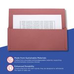 Exacompta Guildhall Full Flap Pocket Wallet Foolscap Pink (Pack of 50) PW2-PNK