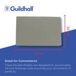 Exacompta Guildhall Full Flap Pocket Wallet Foolscap Grey (Pack of 50) PW2-GREY