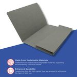 Exacompta Guildhall Full Flap Pocket Wallet Foolscap Grey (Pack of 50) PW2-GREY