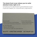 Exacompta Guildhall Full Flap Pocket Wallet Foolscap Grey (Pack of 50) PW2-GREY