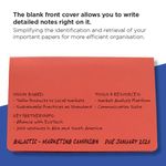 Exacompta Guildhall Full Flap Pocket Wallet Foolscap Red (Pack of 50) PW2-RED