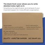 Exacompta Guildhall Brief Size Pocket Wallet 14x10in Buff (Pack of 50) PW3-BUF