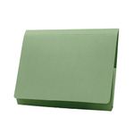 Exacompta Guildhall Brief Size Pocket Wallet 14x10in Green (Pack of 50) PW3-GRN
