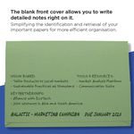 Exacompta Guildhall Brief Size Pocket Wallet 14x10in Green (Pack of 50) PW3-GRN