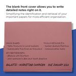 Exacompta Guildhall Brief Size Pocket Wallet 14x10in Pink (Pack of 50) PW3-PNK