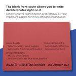 Exacompta Guildhall Brief Size Pocket Wallet 14x10in Red (Pack of 50) PW3-RED