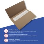 Exacompta Guildhall Document Wallet Foolscap Buff (Pack of 50) GDW1-BUF