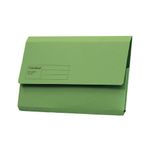 Exacompta Guildhall Document Wallet Foolscap Green (Pack of 50) GDW1-GRN