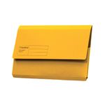 Exacompta Guildhall Document Wallet Foolscap Yellow (Pack of 50) GDW1-YLW