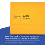 Exacompta Guildhall Document Wallet Foolscap Yellow (Pack of 50) GDW1-YLW