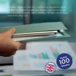 Exacompta Guildhall Square Cut Folder 315gsm Foolscap Blue (Pack of 100) FS315-BLUZ