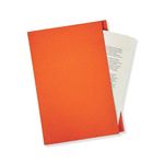 Exacompta Guildhall Square Cut Folder 315gsm Foolscap Orange (Pack of 100) FS315-ORGZ