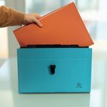 Exacompta Guildhall Square Cut Folder 315gsm Foolscap Orange (Pack of 100) FS315-ORGZ