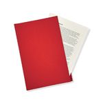 Exacompta Guildhall Square Cut Folder 315gsm Foolscap Red (Pack of 100) FS315-REDZ