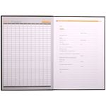 Rhodia Business Book A4 Casebound Hardback 192 Pages Black (3 Pack) 119230C